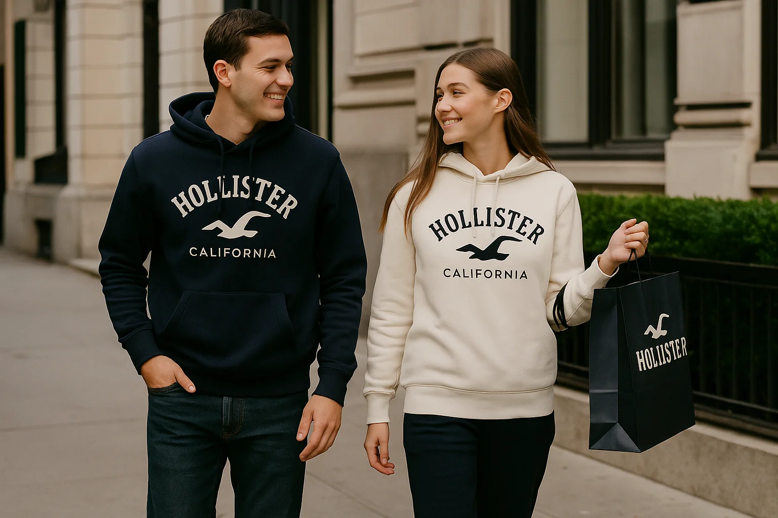 Модели Hollister в магазине