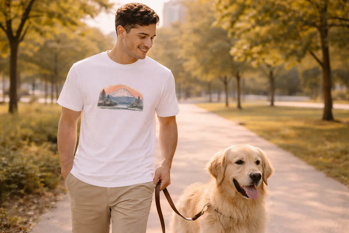 Посадка футболки: классический и relaxed fit в летнем образе