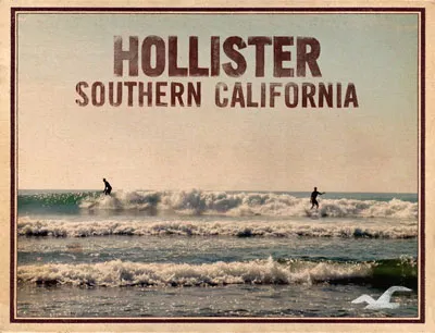 рекламный баннер Брендовое изображение Hollister CO