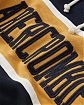 Moscow USA предлагает Вам купить мужскую толстовку с капюшоном Abercrombie Fitch темно-синего цвета с желтой полосой и нашитой надписью. Модель 04861. Доставка по России, Москве и области, самовывоз.