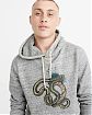 Moscow USA предлагает Вам купить мужскую винтажную толстовку Abercrombie Fitch серого цвета с принтом змеи. Модель 03463. Доставка по России, Москве и области, самовывоз.
