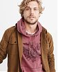 Moscow USA предлагает Вам купить мужскую толстовку Abercrombie Fitch красного цвета с принтом в виде черного лося. Модель 03457. Доставка по России, Москве и области, самовывоз.