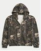 Мужская толстовка Hollister Boxy с молнией в камуфляжном стиле. Оригинальная модель, бесплатная доставка и примерка по России