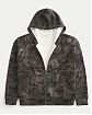 Мужская толстовка Hollister на молнии с термоподкладкой и капюшоном, камуфляжного цвета. Оригинальная модель, бесплатная доставка и примерка по России.