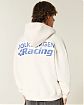 Мужская толстовка Hollister Volkswagen Racing с принтом спереди и сзади, кремового цвета. Оригинальная модель, бесплатная доставка и примерка по России.