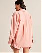 Женская рубашка Abercrombie Fitch Oversized розового цвета. Модель 06556. Подробное описание и цена товара. Доставка по России, Москве и Области от Moscow USA