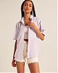 Женская рубашка с коротким рукавом Abercrombie Fitch Oversized розового цвета. Модель 06742. Подробное описание и цена товара. Доставка по России, Москве и Области от Moscow USA