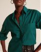 Женская рубашка Abercrombie & Fitch Oversized зеленого цвете. Модель 07311. Подробное описание и цена товара. Бесплатная доставка по России, Москве и Области от Moscow USA
