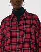 Женская байковая рубашка Hollister Oversized в красную клетку. Модель 06613. Подробное описание и цена товара. Доставка по России, Москве и Области от Moscow USA