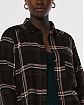 Женская байковая рубашка Hollister Boyfriend Boyfriend в черную клетку. Модель 06473. Подробное описание и цена товара. Доставка по России, Москве и Области от Moscow USA