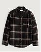 Женская байковая рубашка Hollister Boyfriend Boyfriend в черную клетку. Модель 06473. Подробное описание и цена товара. Доставка по России, Москве и Области от Moscow USA