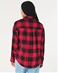 Женская байковая рубашка Hollister Oversized в красную клетку. Модель 06894. Бесплатная доставка по России, Москве и Области от Moscow USA