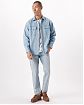 Moscow USA предлагает вам купить джинсовую Abercrombie Fitch Oversized синего цвета с 2 нагрудными карманами. Модель 06436. Доставка по России, Москве и области, самовывоз