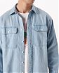 Moscow USA предлагает вам купить джинсовую Abercrombie Fitch Oversized синего цвета с 2 нагрудными карманами. Модель 06436. Доставка по России, Москве и области, самовывоз