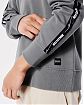 Moscow USA предлагает вам купить мужскую толстовку свитшот Hollister серого цвета с полосками на рукавах. Модель 06387. Доставка по России, Москве и области, самовывоз.