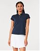 Женская футболка Hollister темно-синего цвета. Модель 06956. Подробное описание и цена товара. Доставка по России, Москве и Области от Moscow USA