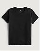 Женская футболка Hollister черного цвета. Модель 07053. Бесплатная доставка по России, Москве и Области, самовывоз от Moscow USA