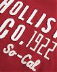 Женская футболка Hollister из мягкого хлопка с вышивкой и аппликацией логотипа. Оригинальная модель 08102, бесплатная доставка и примерка по России.