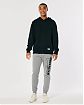 Moscow USA предлагает Вам купить спортивные штаны Hollister Joggers серого цвета с черным принтом. Модель 06479. Доставка по России, Москве и области, самовывоз.