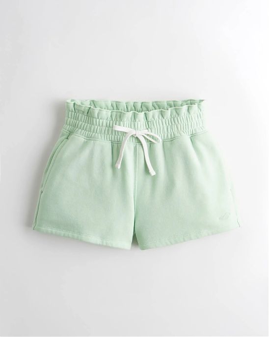 Женские шорты Hollister зеленого цвета. Модель 05869. Подробное описание и цена товара. Доставка по России, Москве и Области от Moscow USA