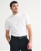 Мужской набор футболок Abercrombie & Fitch белого цвета из 3 штук с круглым вырезом. Оригинальная модель 08191, бесплатная доставка и примерка по России.