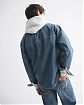 Мужская джинсовая куртка Abercrombie & Fitch из хлопкового денима с вышивкой на груди. Оригинальная модель 08160, бесплатная доставка и примерка по России.