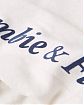 Женская толстовка на молнии с капюшоном Abercrombie Fitch светло серого цвета с надписями на рукавах. Модель 05018. Подробное описание и цена товара. Доставка по России, Москве и Области от Moscow USA