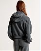 Женская толстовка с капюшоном с капюшоном Abercrombie & Fitch сине-серого цвета. Модель 07118. Подробное описание и цена товара. Бесплатная доставка по России, Москве и Области.