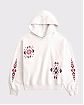 Женская толстовка Abercrombie & Fitch светло-песочного цвета из мягкого флиса SoftAF A&F MAX с вышивкой. Оригинальная модель, бесплатная доставка и примерка по России.
