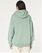 Женская толстовка на молнии с капюшоном Hollister Oversized Feel Good Oversized светло-зеленого цвета. Модель 07119. Подробное описание и цена товара. Доставка по России, Москве и Области от Moscow USA