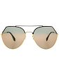 Moscow USA предлагает Вам купить солнцезащитные очки Fendi Eyeline Aviator с зеркальными линзами золотого цвета. Модель FF-0194-001. Доставка по России, Москве и области, самовывоз.