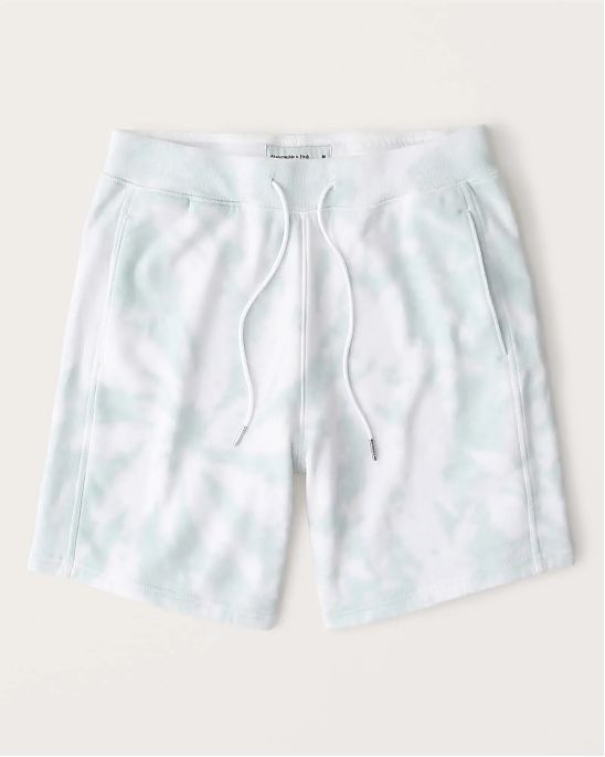 Moscow USA предлагает вам купить спортивные шорты Abercrombie Fitch Tie Dye белого цвета. Модель 05856. Доставка по России, Москве и области, самовывоз.