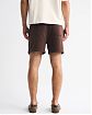 Мужские флисовые шорты Abercrombie & Fitch коричневого цвета, свободная посадка, пояс на резинке и шнурках. Оригинал. Бесплатная доставка и примерка по России.