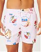 Moscow USA предлагает вам купить плавательные  шорты Hollister розового цвета с принтом 07538 длиной18см. Модель 07428. Бесплатная доставка по России, Москве и области, самовывоз.