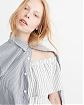Женское платье Abercrombie Fitch белого цвета в вертикальную полоску. Модель 03443. Доставка по России, Москве и Области от Moscow USA