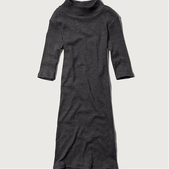 Женское платье Abercrombie Fitch серого цвета. Модель 01236. Доставка по России, Москве и Области от Moscow USA