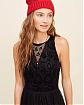 Женское платье Hollister темно-синего цвета с винтажным узором. Модель 02228. Доставка по России, Москве и Области от Moscow USA