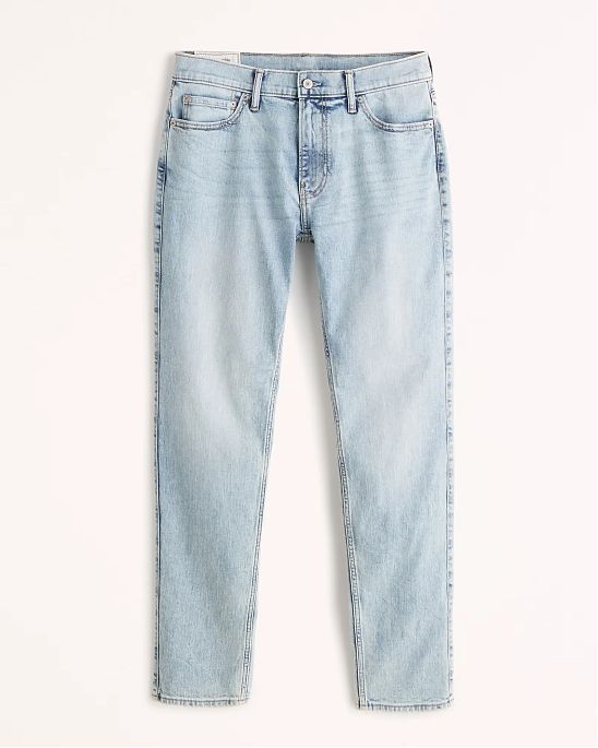 Moscow USA предлагает вам купить джинсы Abercrombie Fitch Athletic Skinny Jean светло-синего цвета. Модель 07012. Доставка по России, Москве и области, самовывоз.