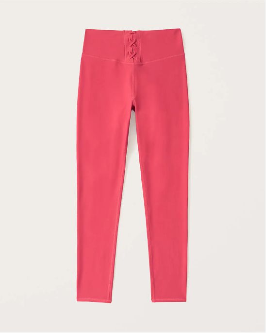 Женские легинсы Abercrombie Fitch красного цвета. Модель 06124. Подробное описание и цена товара. Доставка по России, Москве и Области от Moscow USA