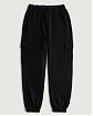 Женские спортивные штаны Hollister Dad joggers черного цвета с боковыми карманами. Модель 06767. Подробное описание и цена товара. Доставка по России, Москве и Области от Moscow USA