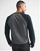 Мужской лонгслив Abercrombie & Fitch тёмно-серого цвета с принтом Оазис. Оригинальная модель 08197, бесплатная доставка и примерка по России.