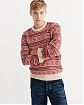Moscow USA предлагает Вам купить мужской красный свитер 80% шерсти Abercrombie Fitch. Модель 02858. Доставка по России, Москве и области, самовывоз.
